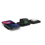 Tech-Protect 3in1 15W-A24 MagSafe salokāms lādētājs - Black