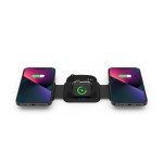 Tech-Protect 3in1 15W-A24 MagSafe salokāms lādētājs - Black