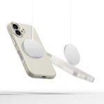 Tech-Protect Silicone Pure MagSafe iPhone 16 case - Cosmic Latte