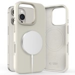 Tech-Protect Silicone Pure MagSafe iPhone 16 Pro Max case - Cosmic Latte