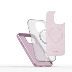 Tech-Protect Silicone Pure MagSafe iPhone 16 Pro Max case - Pink Pearl
