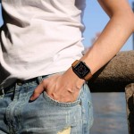 44/45/46/49mm Tech-Protect LeatherFit band - Brown