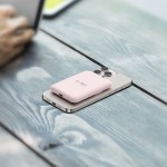 Tech-Protect MagSafe 5000maH Power Bank with Wireless Charging - Pink
