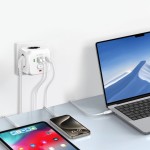 Tech-Protect USB-A / C Smart Power Socket - White