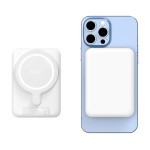 Tech-Protect MagSafe 5000maH Power Bank with Wireless Charging - White