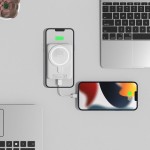 Tech-Protect MagSafe 5000maH Power Bank with Wireless Charging - White