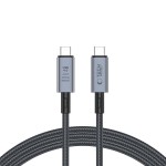Tech-Protect USB 4.0 8K 40Gbps 240W Type-C 2m kabelis - Gray