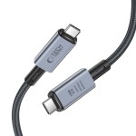 Tech-Protect USB 4.0 8K 40Gbps 240W Type-C 2m kabelis - Gray