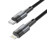 Tech-Protect USB-C / Lightning 1m charging cable - Black