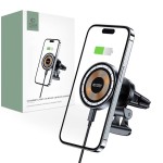Tech-Protect V5 magnetic car wireless charger 15W Black