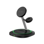 Tech-Protect 3in1 A8 15W MagSafe lādētājs - Black