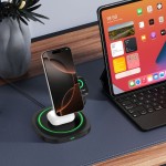 Tech-Protect 3in1 A8 15W MagSafe lādētājs - Black