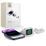 Tech-Protect 3in1 15W-A24 MagSafe salokāms lādētājs - Gray