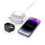 Tech-Protect 3in1 15W-A24 MagSafe salokāms lādētājs - Gray