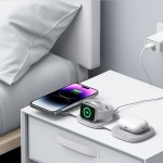 Tech-Protect 3in1 15W-A24 MagSafe salokāms lādētājs - Gray