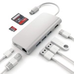 Satechi USB-C Multiport 4K Ethernet Silver adapter