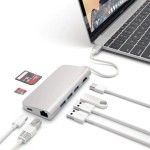 Satechi USB-C Multiport 4K Ethernet Silver adapter