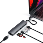 Satechi USB-C Slim Multi-Port With Ethernet Space Gray adapter