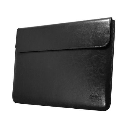 Handmade Leather Case for MacBook Air 15 - Black 
