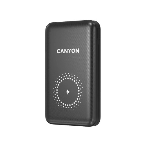 Canyon MagSafe 10000maH Power Bank With Wireless Charging - Black