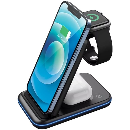 Canyon 3in1 Foldable Wireless Charger 15W - Black