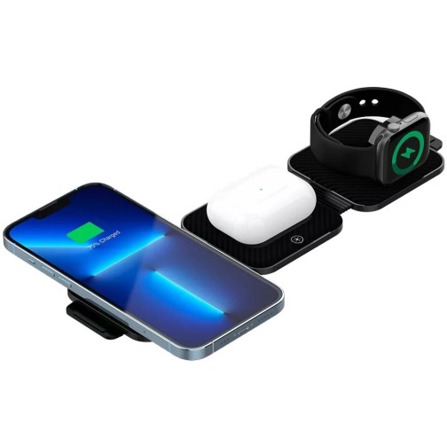 Canyon 3in1 Foldable Wireless Charger 15W - Black