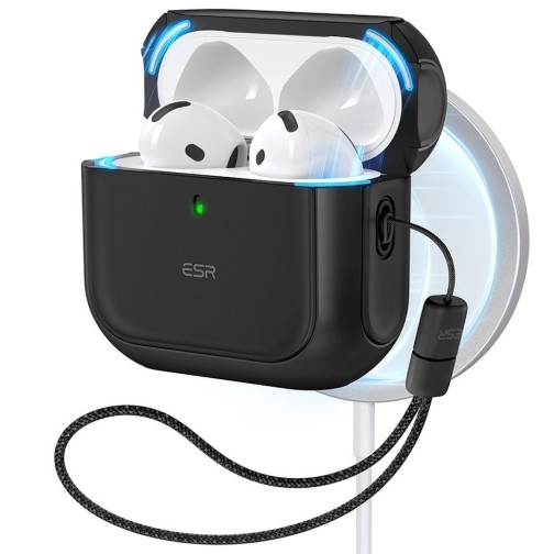 ESR Orbit HaloLock Apple AirPods 4 case - Black
