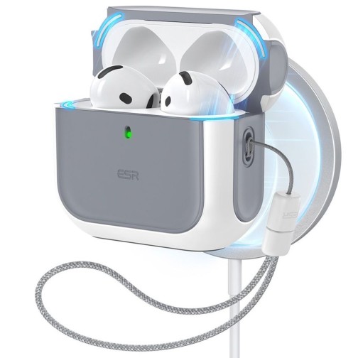 ESR Orbit HaloLock Apple AirPods 4 case - White