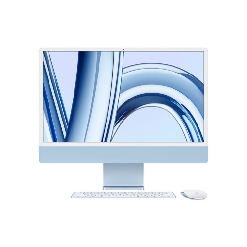 iMac 24" 4.5K Retina, M3 8C CPU, 16GB, 512GB SSD, 10C GPU, Mac OS, Blue, Magic Keyboard Touch ID and Numeric Keypad