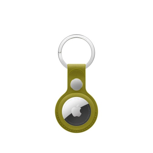Apple AirTag FineWoven Keychain - Chartreuse