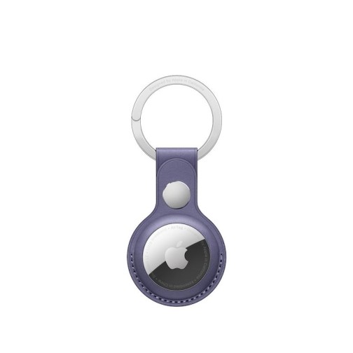 Apple AirTag Leather Keychain - Wisteria