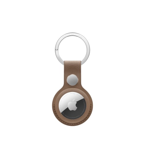 Apple AirTag FineWoven Keychain - Taupe