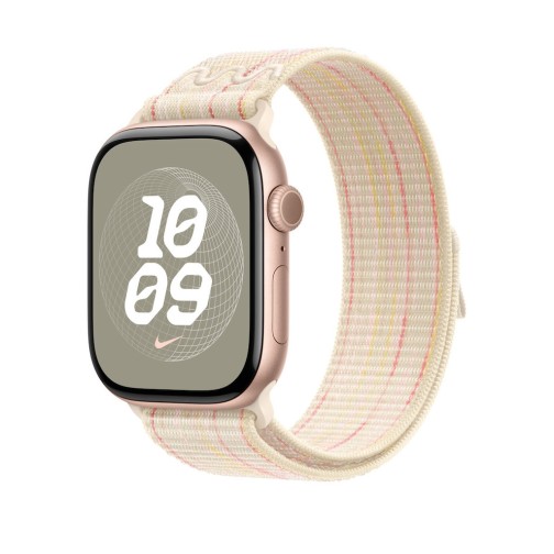 46mm Starlight/Pink Nike Sport Loop
