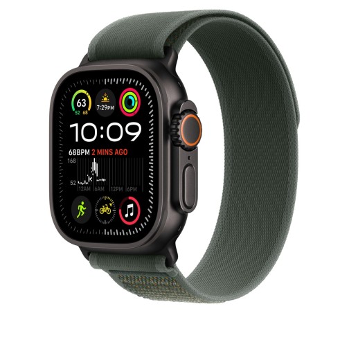 49mm Green Trail Loop - M/L - Black Titanium Finish