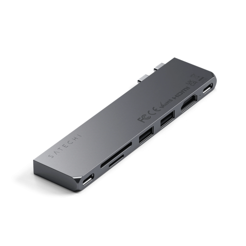 Satechi USB-C Slim Multi-Port Space Gray adapter