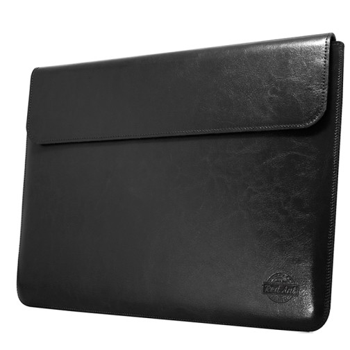 Handmade Leather Case for MacBook Pro 16 - Black