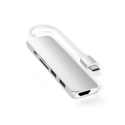 Satechi Type-C Slim Multimedia V2 Silver adapter