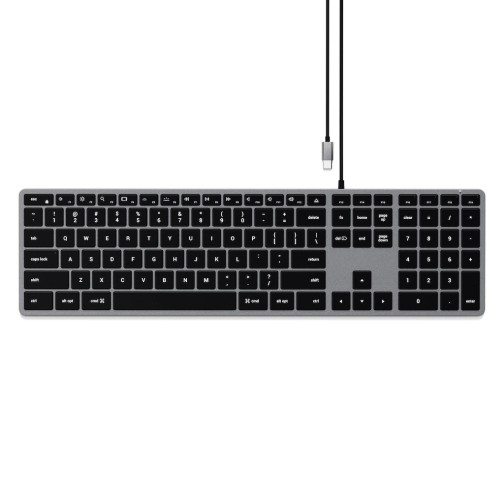 Satechi Slim W3 BACKLIT - Space Gray US