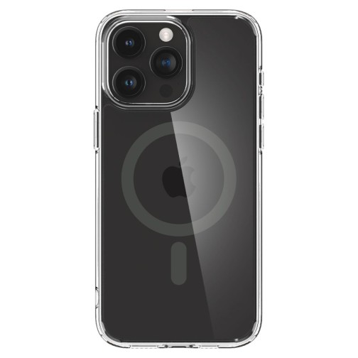 Spigen iPhone 15 Pro Max case with MagSafe - Clear Graphite