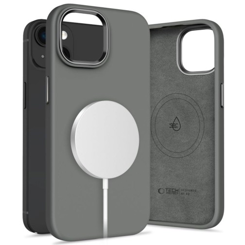 Tech-Protect Silicone Pure MagSafe iPhone 15 case - Clay
