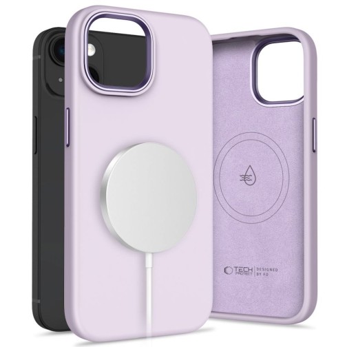 Tech-Protect Silicone Pure MagSafe iPhone 15 case - Mauve