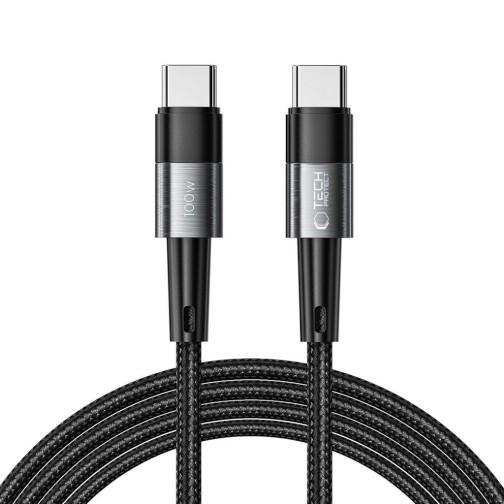 Tech-Protect USB-C / USB-C 100W 2m charging cable - Black