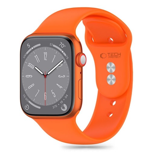 44/45/46/49mm Tech-Protect Silicone band - Bright Orange