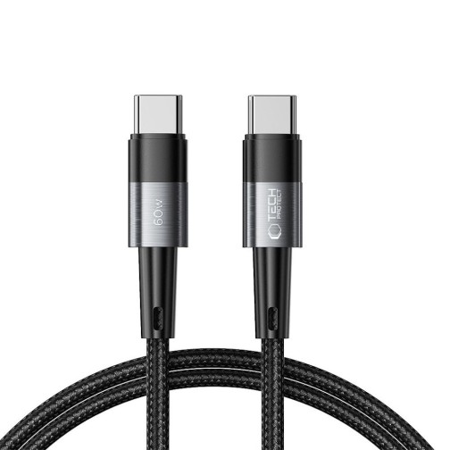 Tech-Protect USB-C / USB-C 60W 1m charging cable - Black
