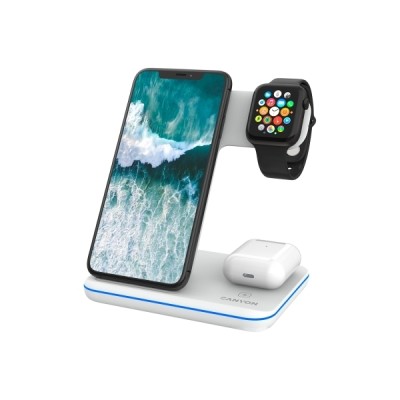 Canyon 3in1 wireless charger 15W - White