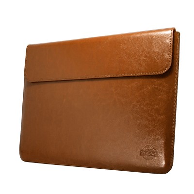 Handmade Leather Case for MacBook Air 15 - Brown